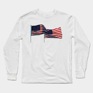 US Flags - 2 Long Sleeve T-Shirt